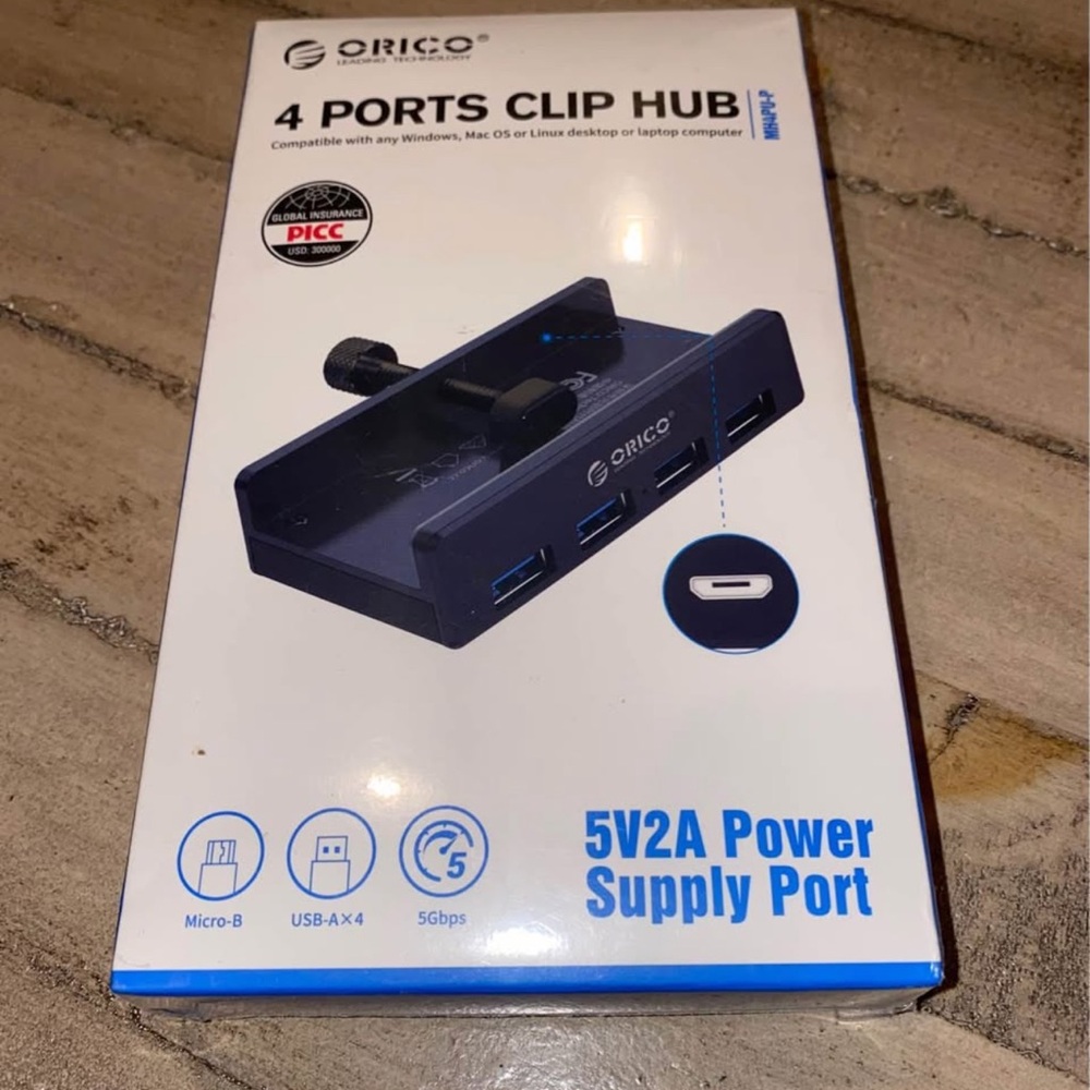 NEW/SEALED ORICO USB Hub 3.0 4-Port USB Adapter